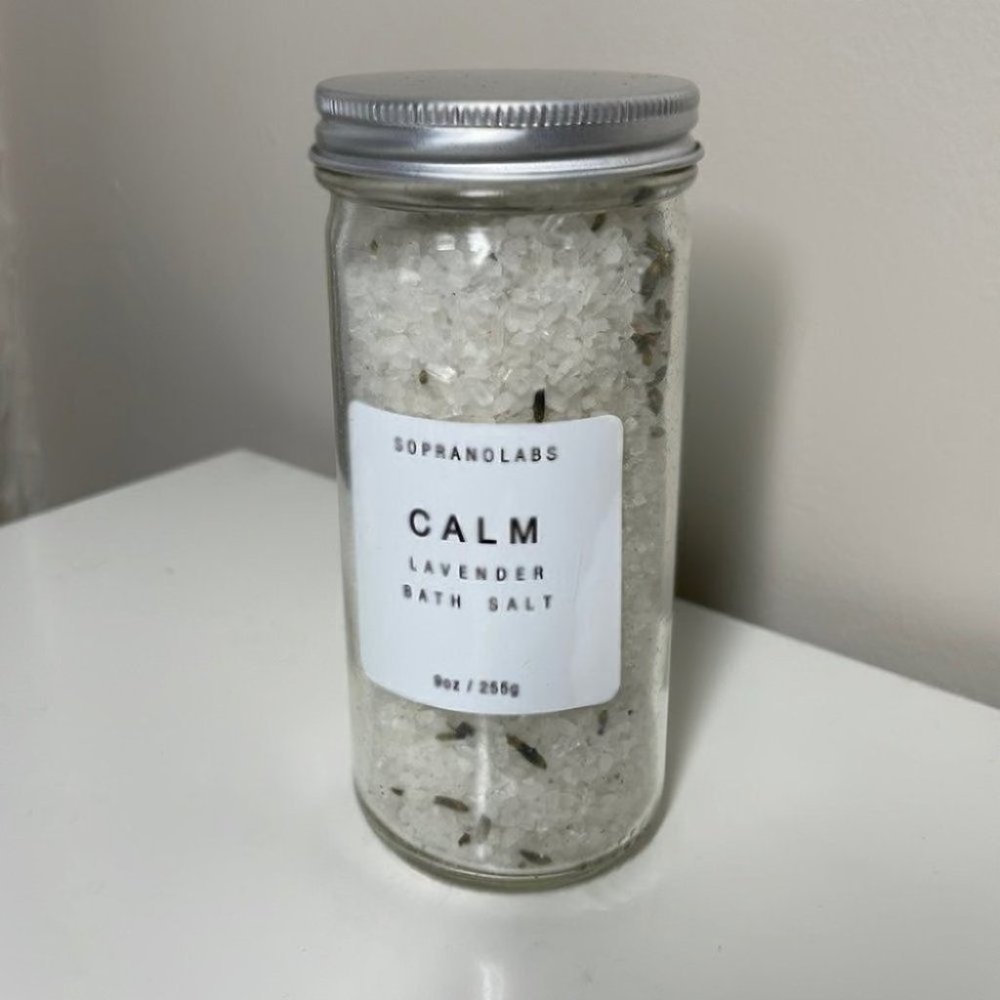 Sopranolabs Calm Bath Salts in Lavender Scent